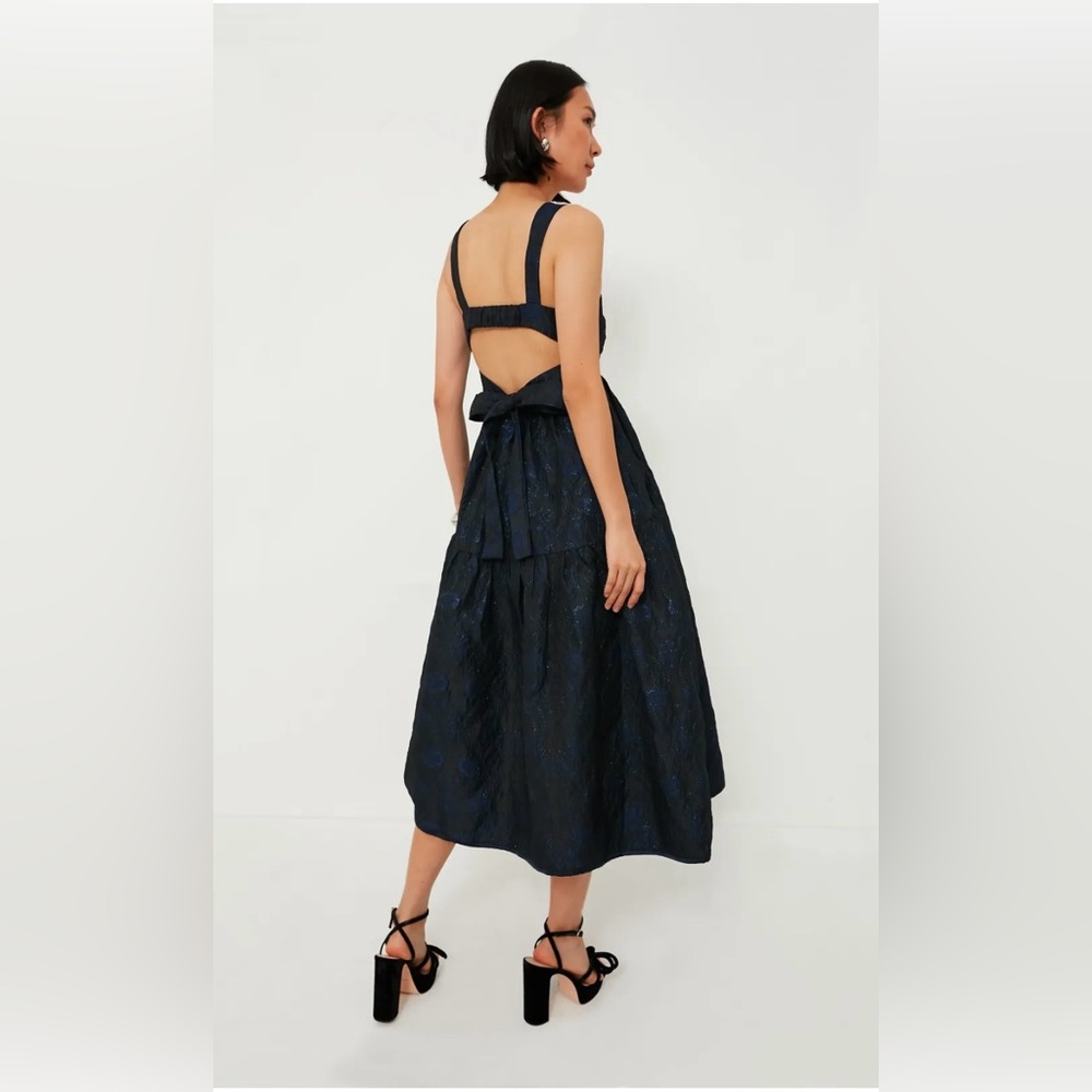 tuckernuck navy tiered dress
